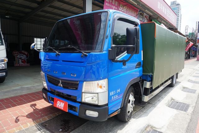 (全新) 升降布篷 , 2021年中華堅達14呎貨車,附升降尾門+升降布篷 / 倒車顯影/ 安卓機 /零頭款可全額貸  第3張相片