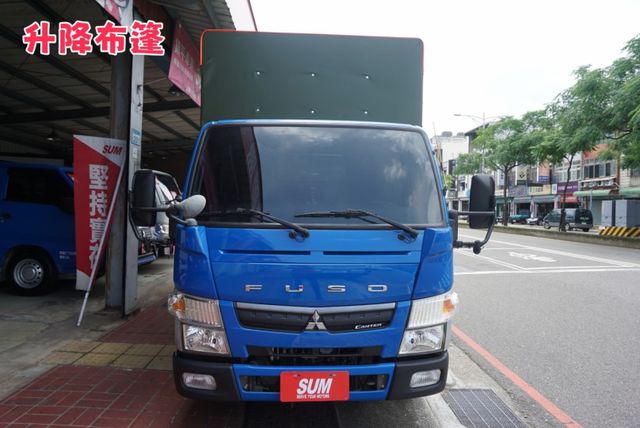 (全新) 升降布篷 , 2021年中華堅達14呎貨車,附升降尾門+升降布篷 / 倒車顯影/ 安卓機 /零頭款可全額貸  第4張相片