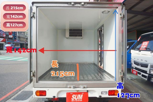 (自排)(只跑3萬) 2022年菱利零下-5度冷凍車 /一手車/零頭款.可全額貸款/ABS/定速/全車原鈑件  第8張相片