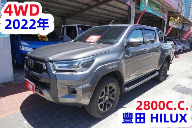 (4WD.附直線加速器) 2022年 HILUX 皮卡休旅車 / 附360度環景系統.後斗電動捲簾.安卓機.導航系統  第2張相片