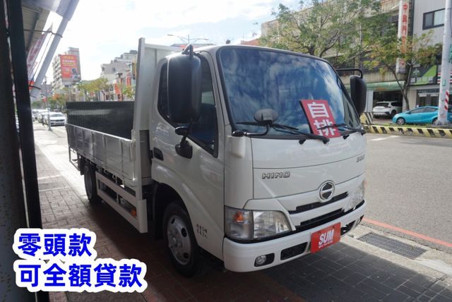 (稀有自排.附3尺尾門) 2021 HINO 11尺半貨車 / 100%全車原鈑件 .附4路行車紀錄器. 零頭款.可全貸  第4張相片