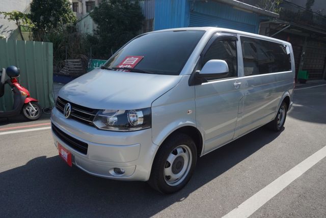 (9人座) 2014年 福斯T5客貨兩用車 / 恆溫空調. 100%全車原鈑件 / 零頭款.可全額貸款  第1張相片