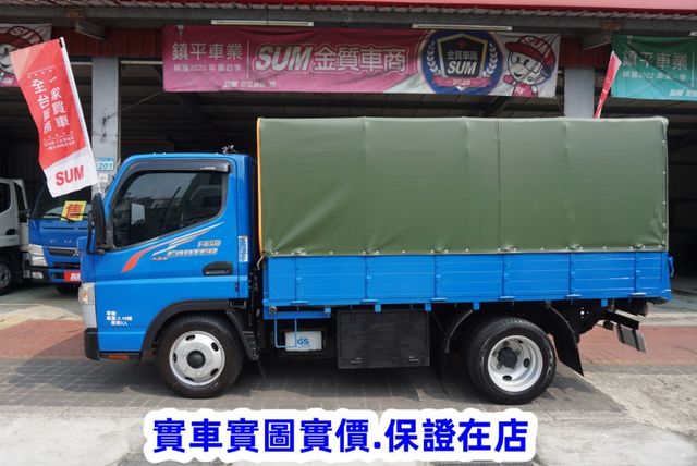 (附2.5尺升降尾門.布篷) 2017年 堅達10尺半貨車 / 100%全車原鈑件.零頭款.可全額貸款  第5張相片