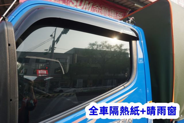 (附2.5尺升降尾門.布篷) 2017年 堅達10尺半貨車 / 100%全車原鈑件.零頭款.可全額貸款  第9張相片