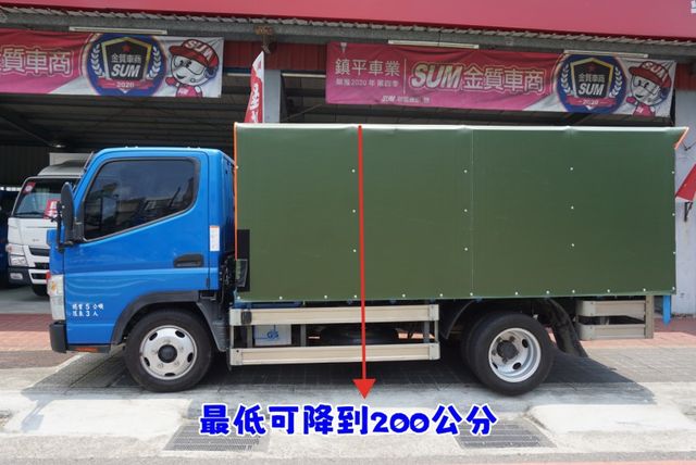 2021年堅達11尺半貨車 / 附(全新)升降布篷+2尺半尾門升降機 /零頭款全額貸/倒車顯影視野輔助系統/ABS  第7張相片