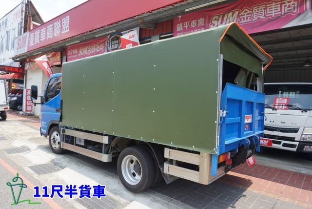 2021年堅達11尺半貨車 / 附(全新)升降布篷+2尺半尾門升降機 /零頭款全額貸/倒車顯影視野輔助系統/ABS  第10張相片