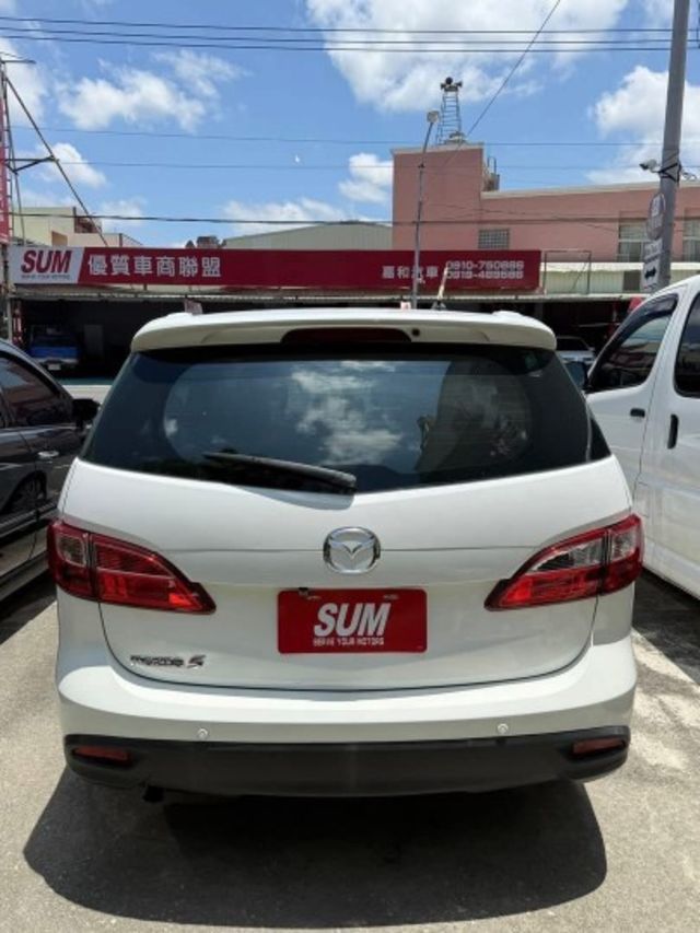 SUM嘉和汽車全面優惠中 馬自達MAZDA微笑馬五2.0cc 2013年7人座休旅車 原廠鈑件 保證哩程 認證合格車 S  第3張相片