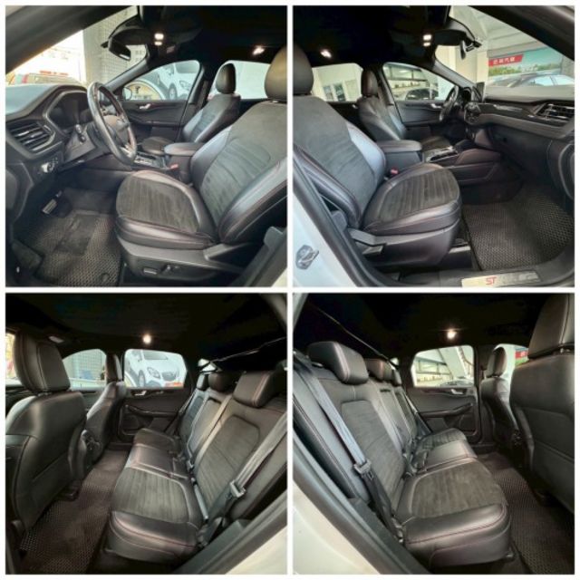 2022年KUGA ST-LINE版 動力配備滿滿 免KEY/PVM環景/全景天窗 里程跑少 原鈑件 認證車  第11張相片