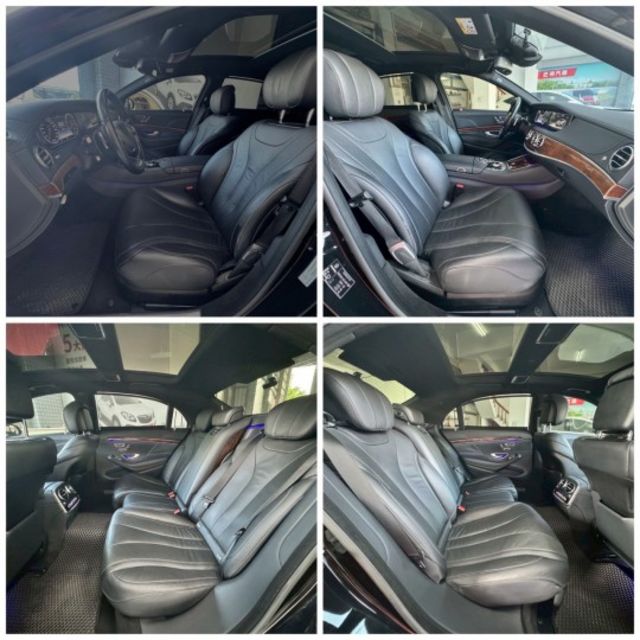 2014年S400 長軸3.0汽油 老闆氣派舒適坐駕 升級Maybach水箱護罩 認證車 全車原鈑件 里程保證  第12張相片