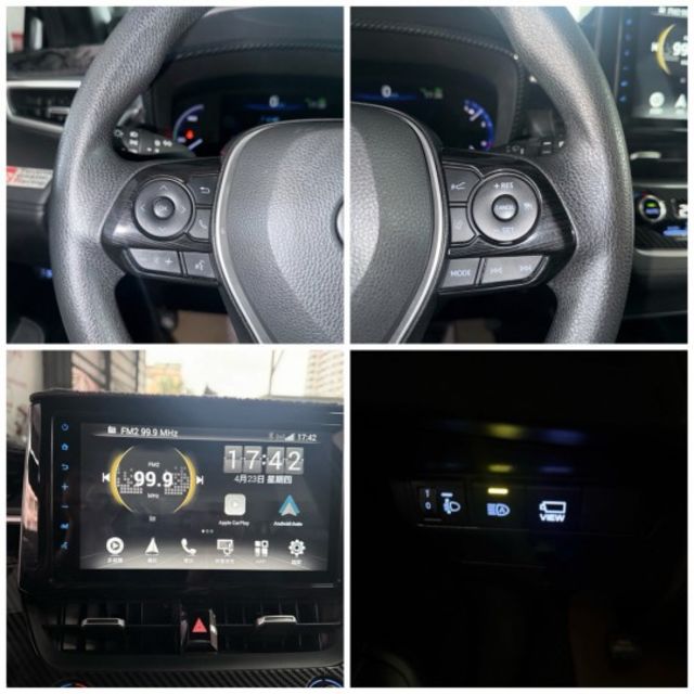 2023年Corolla Cross 油電尊爵版 升級GR套件 主動安全配備齊全 實跑8萬公里 里程保證 認證車  第12張相片