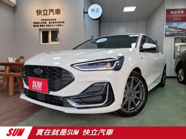 快立嚴選❱❱❱ⓎⒺⓈ認證車2024年型式【ST-Line Vignale】皓月白♡僅跑一萬❏原漆原鈑件❏原廠保固❏可全貸  第1張相片