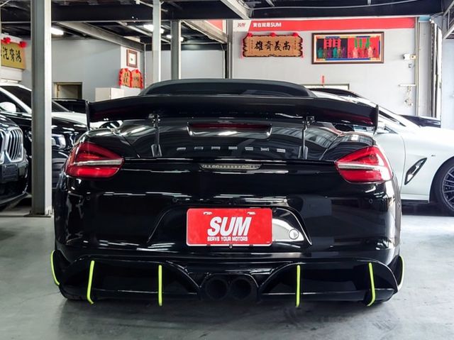 Porsche 981 boxster2.7 GT4外觀 安卓機 倒車顯影 閥門排氣 19吋 碳纖維空力件 客製卡鉗  第4張相片