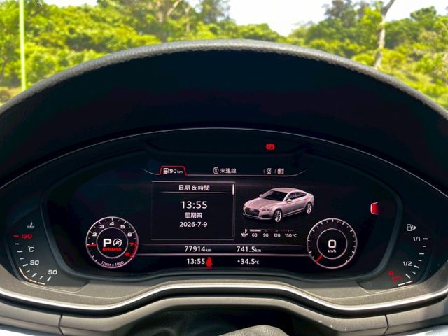 A5 Sportback 45TFSI  Quattro 原鈑  帥氣四門斜背造型  第9張相片
