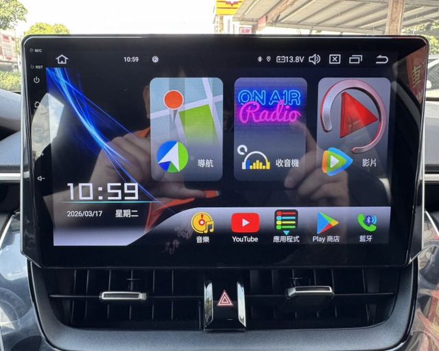 潔承汽車｜Corolla Cross｜Hybrid｜豪華版｜1.8｜安卓主機｜原鈑件｜僅跑4萬5｜認證車  第5張相片