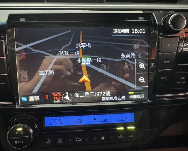 潔承汽車｜ALTIS｜1.8｜Safety+版｜I key摸門｜衛星導航｜實跑20.2萬｜認證車  第5張相片