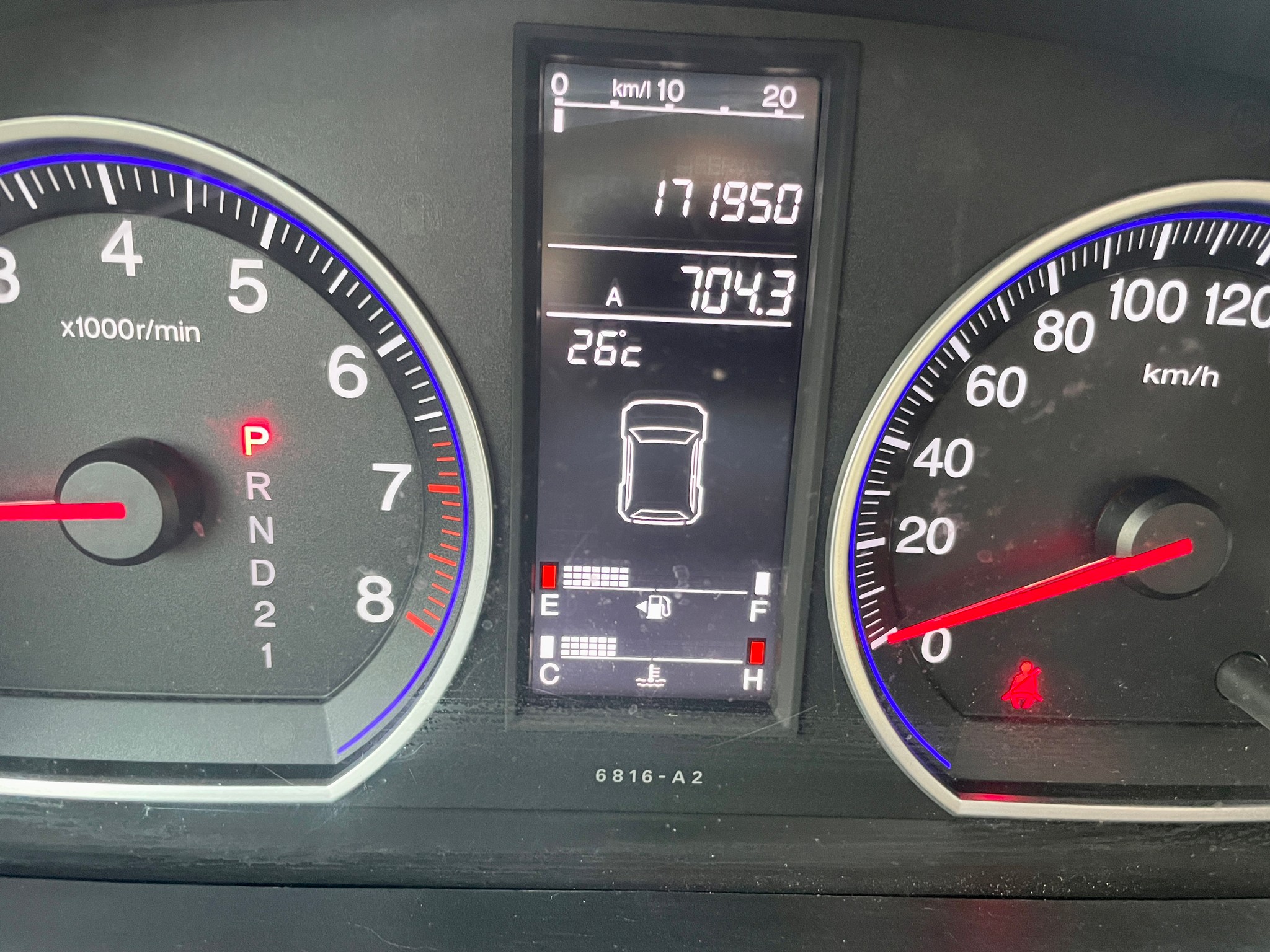 2007年 本田 CRV 2.0 灰  第5張相片