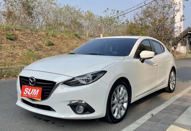 2015年 MAZDA 魂動馬3 5D 天窗 IKEY 方向盤控制 定速 恆溫 6安  第2張相片