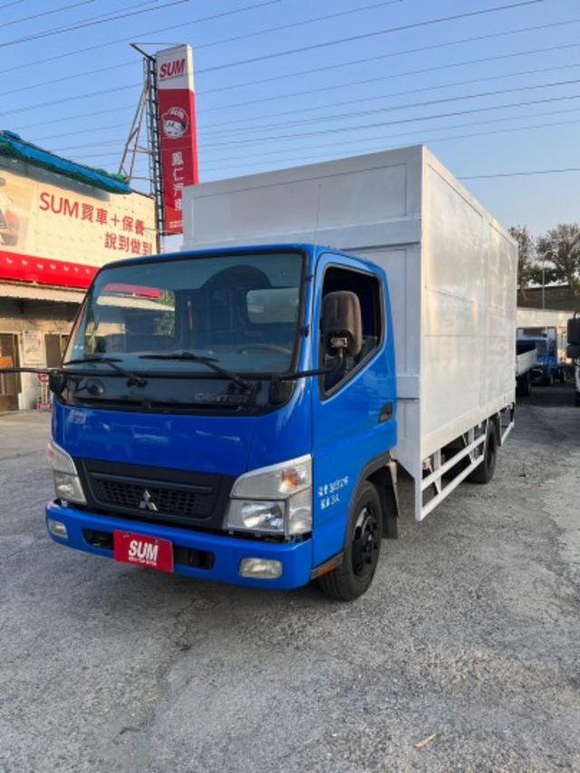 2009年 中華 FUSO 堅達 14.5呎全新訂做鐵斗車 油壓長梯  第2張相片