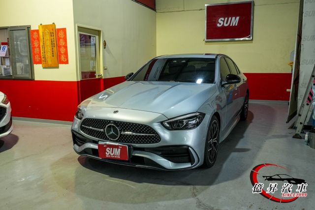 總代理，僅跑2.5萬公里，夜色套件、360度環景、AMG套件、23P跟車，新款W206  第1張相片