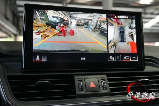 Q5 SPORTBACK，RS前後大包、消光灰貼膜、改裝鋁圈，全景天窗、360度環景、Level 2跟車  第19張相片