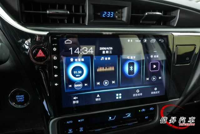 小改款，Keyless、定速、循跡防滑，倒車顯影、衛星導航，多功能影音  第14張相片