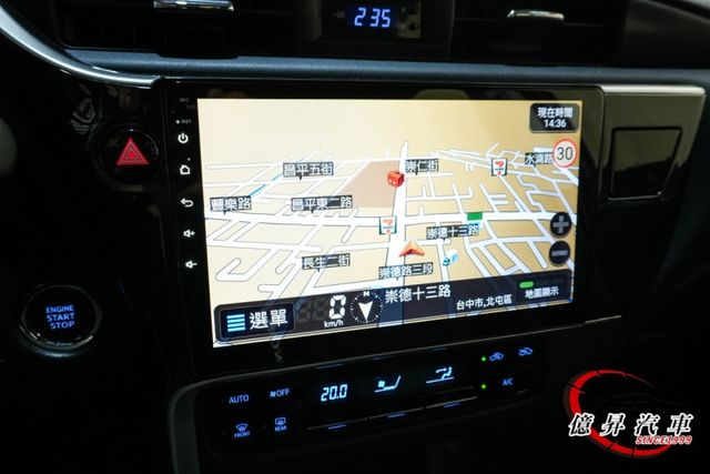小改款，Keyless、定速、循跡防滑，倒車顯影、衛星導航，多功能影音  第15張相片