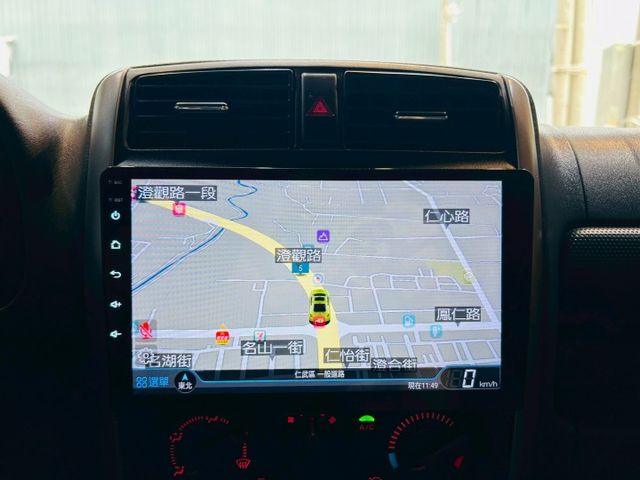 只跑10萬 日本原裝四輪傳動 越野小休旅 1.3CC 倒車顯影 導航 電動後視鏡  第17張相片