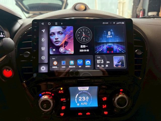 1.6自然進氣 只跑9萬  I-KEY 4安 摸門 導航 循跡 定速 恆溫 ABS  第16張相片