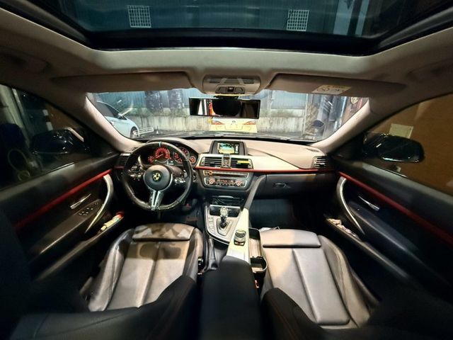 320I GT 全車M套件 四出+閥門 升降尾翼 天窗 I-KEY 電動椅 碳纖維方向盤 倒車顯影  第9張相片
