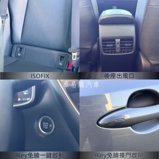 原鈑件*360環景 安卓機*ACC跟車 7安 IKEY/摸門 胎壓偵測 車道偏移 自動頭燈 後座出風口 電摺  第13張相片