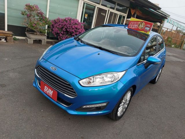 2017年福特 FIESTA S I-KEY 液晶螢幕 衛星導航 1.0 藍色  第1張相片