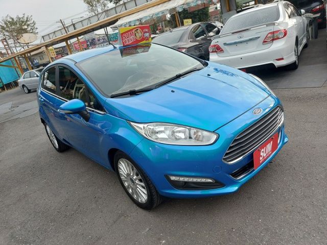 2017年福特 FIESTA S I-KEY 液晶螢幕 衛星導航 1.0 藍色  第3張相片