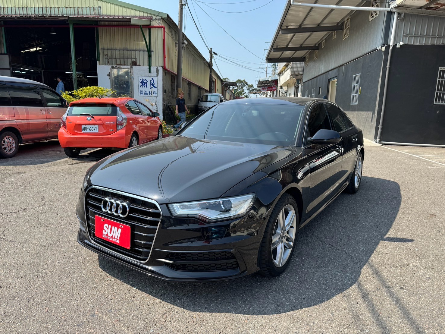 2013 AUDI A6 S-LINE//啟動保固/大包/天窗/摸門解鎖/倒車影像/衛星導航/里程實跑10萬公里/左右獨立恆溫  第1張相片
