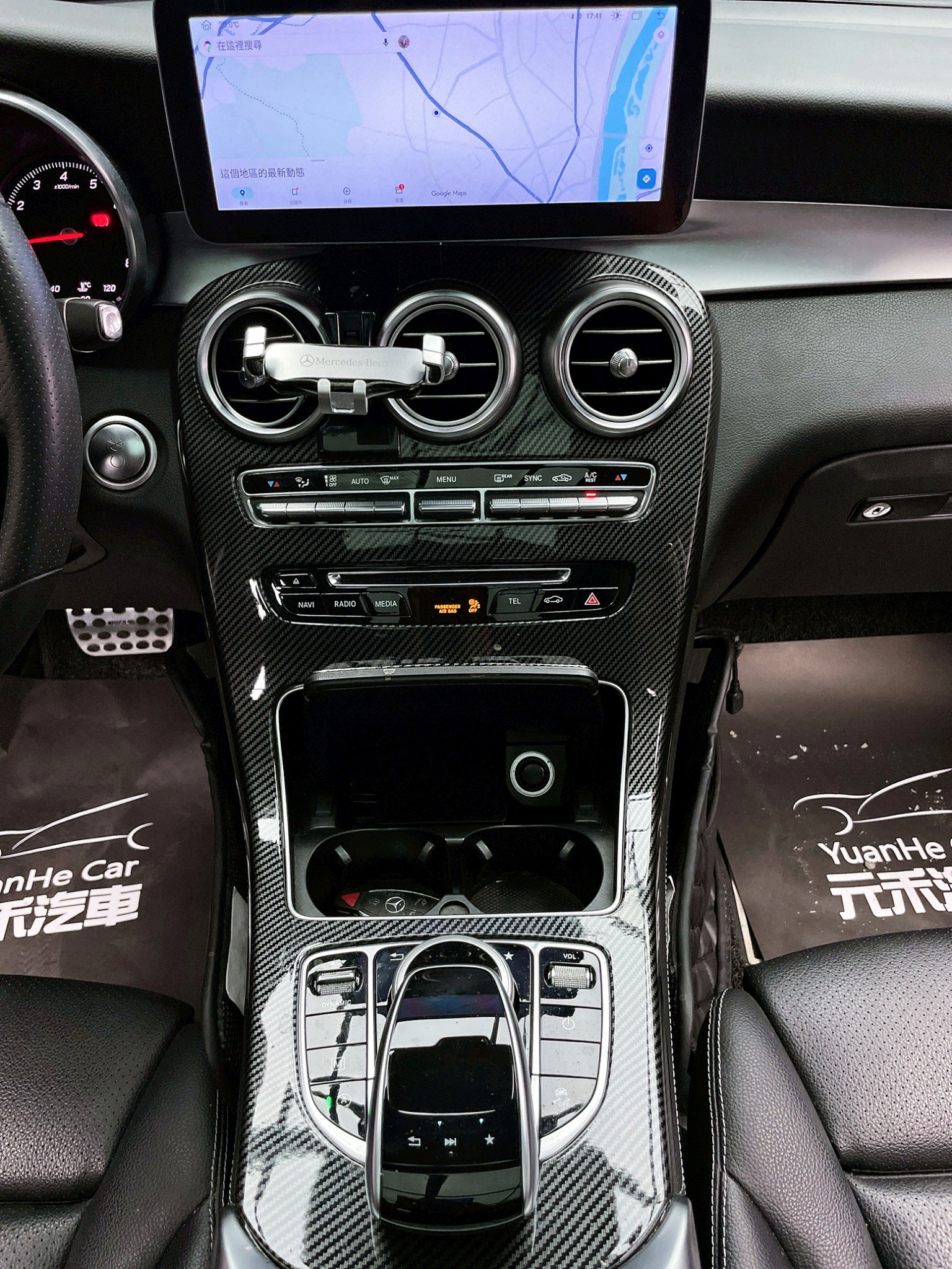 全台到府賞車 2017 Benz GLC300 4MATIC AMG Line X253型『小李經理』元禾國際車業/中古車/促銷中  第10張相片