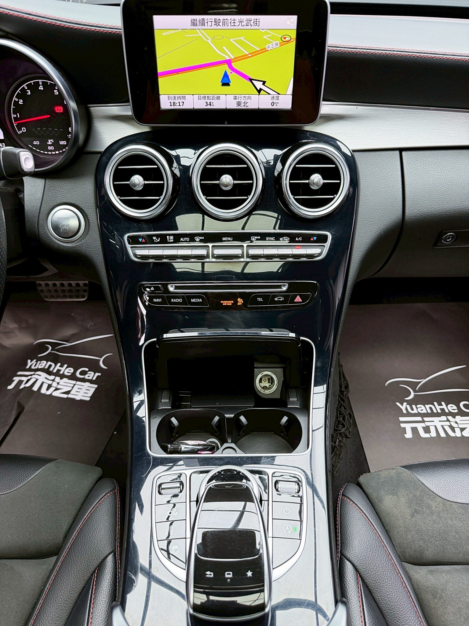 全台到府賞車 2015/16 Benz C450 Sedan AMG 4MATIC W205型『小李經理』元禾國際車業/中古車/促銷中  第8張相片