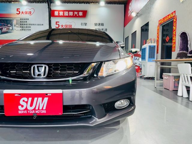 CIVIC K14 VTi-S 9.5代/實跑7萬多/方向盤換檔撥片/倒車影像/衛星導航/HID頭燈/天窗/恆溫定速/  第4張相片