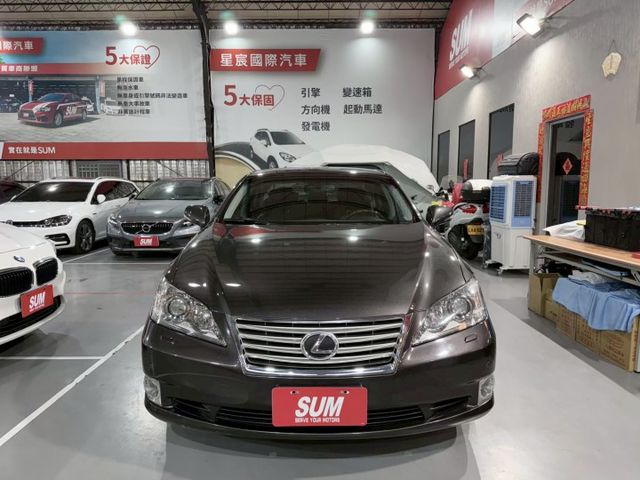 ES350旗艦版/實跑10萬/雙天窗/雙前座冷熱通風椅/倒車影像/電動後遮陽簾/摸門解鎖/可全貸  第1張相片