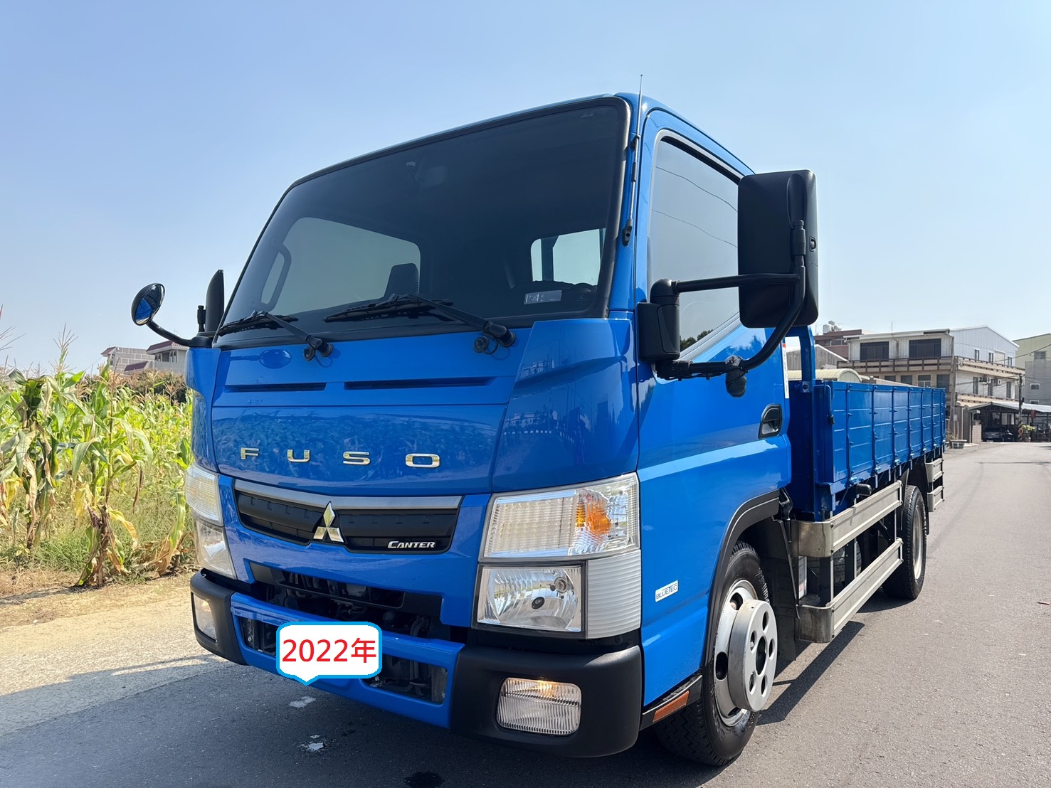 2022年 FUSO 堅達 11.5尺 貨車  原版件~一手車~全程原廠保養~載重正5噸！四錄影像+框式木床~工作好幫手 商務運輸最佳發財工具~  第1張相片