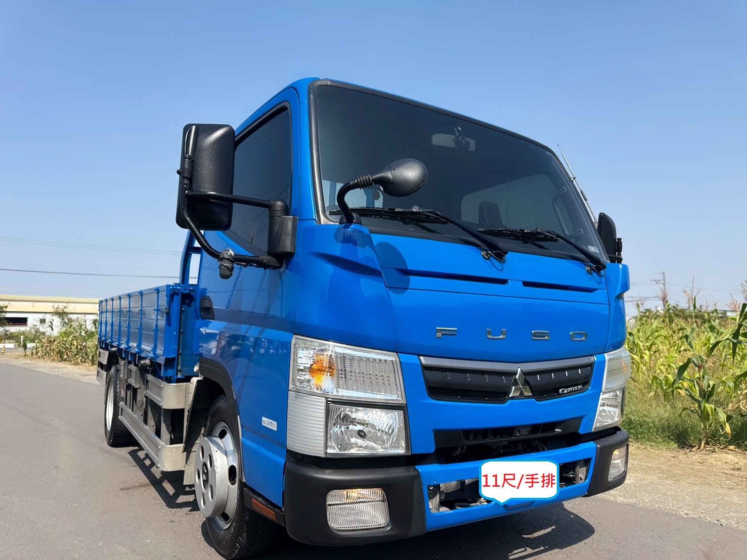 2022年 FUSO 堅達 11.5尺 貨車  原版件~一手車~全程原廠保養~載重正5噸！四錄影像+框式木床~工作好幫手 商務運輸最佳發財工具~  第2張相片