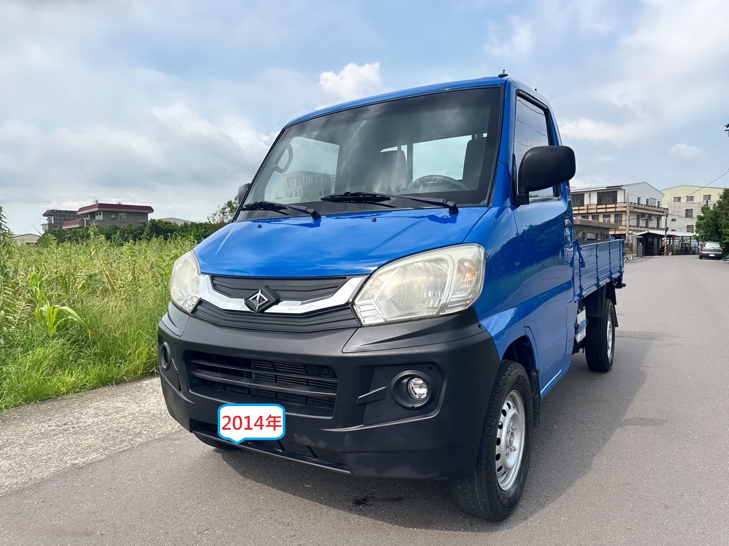2014年  中華菱利 1.3L 貨車   里程保證~省油省稅金~框式木床~加裝白鐵車底板~商用賺錢最佳運輸工具首選~  第1張相片