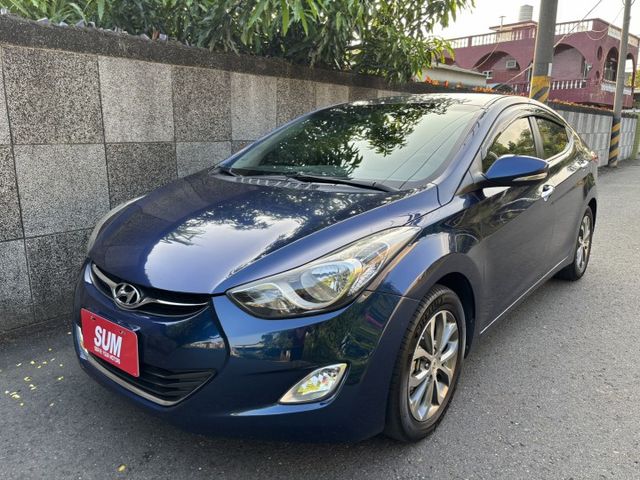 2014 現代 ELANTRA 1.8豪華版 里程12萬公里 原鈑件 可保固 認證車‼️  雙區恆溫 電折後視鏡 雨滴感  第1張相片