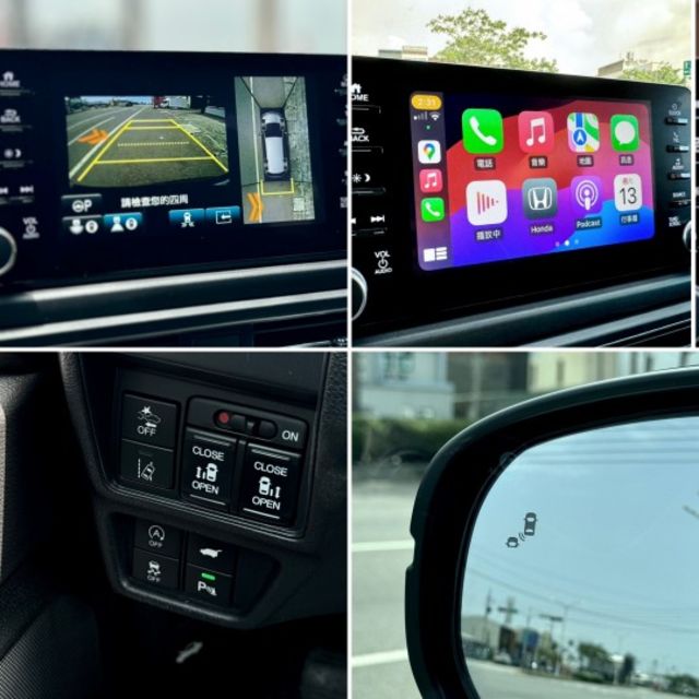 末代大改款！登峰版！ACC跟車 盲點 雙電動側滑門 電尾門 360環景 CarPlay 車道維持 LED頭燈！原鈑件！  第12張相片