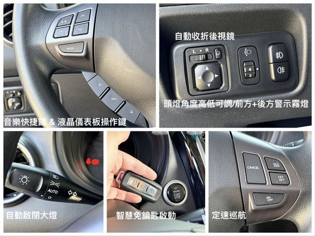 小改款＊頂級尊榮型＊自用車庫車＊液晶儀表版＊安卓機＊ＩＫＥＹ＊電動尾門＊車頂架＊原版件＊認證完成＊可全額貸款可換車＊  第17張相片