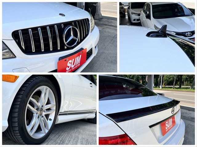 網路特價＊C250小改款＊原版件＋認證車＊ＨＫ音響＊摸門＊黑頂棚＊天窗＊ＬＥＤ頭燈＊低里程＊可全額貸款可換車  第7張相片