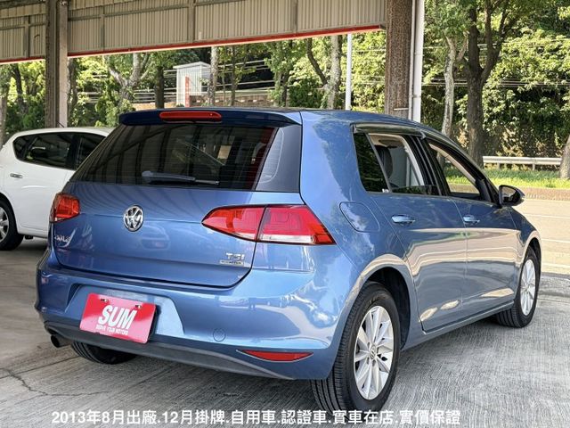 1.2新引擎＊新款７代＊COMFORT-LINE(103.8萬)＊德意志小掀背＊實車實價＊可全額貸＊操控＋安全性不容妥協  第3張相片