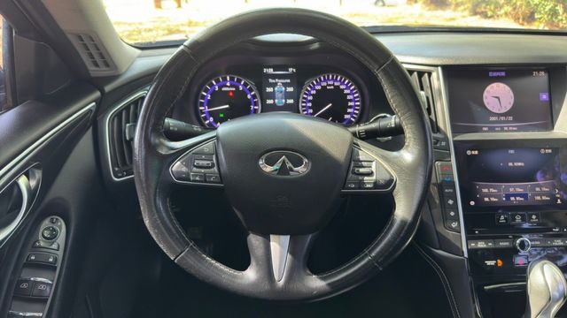 INFINITI Q50/I-KEY/倒車顯影/摸門/定速/循跡防滑/胎壓偵測/怠速熄火/雙前電動座椅/天窗/雙區恆溫  第13張相片