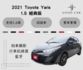 2021 Toyota Yaris 里程實跑5萬8 倒車顯影 行車紀錄器 藍芽  第1張縮圖