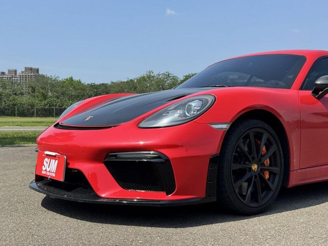 718 Cayman S 實跑7萬 無事故認證車 【Brembo前後陶煞 全車GT4外觀 RS尾翼 碳纖維引擎蓋 】  第3張相片