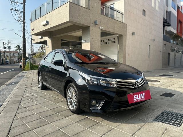 代步車好選擇的一台 ALTIS S版 免鑰匙/摸門~抬頭顯示器~雙環儀錶板~升級安卓機~360度環境  第1張相片