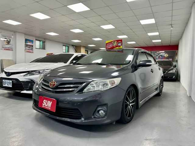 入庫 2011 Altis E經典 天窗版 升級：行車記錄器、排氣管 可調避震器、安卓機、改裝鋁圈 胎壓偵測、抬頭顯示器  第3張相片